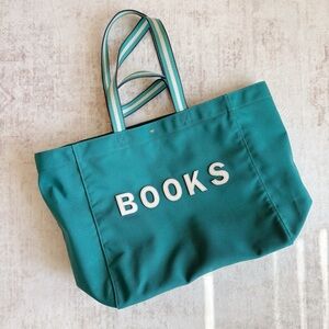Anya Hindmarch Recycled Canvas BOOKS Tote Bag